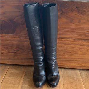 Christian Louboutin knee high leather boots